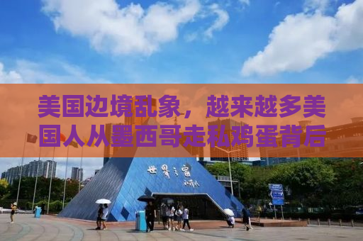 美国边境乱象，越来越多美国人从墨西哥走私鸡蛋背后的真相