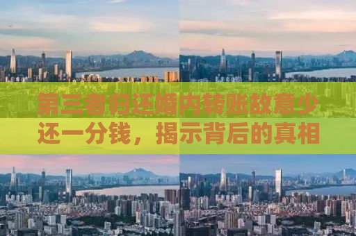 第三者归还婚内转账故意少还一分钱，揭示背后的真相与教训