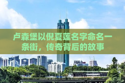 卢森堡以倪夏莲名字命名一条街，传奇背后的故事