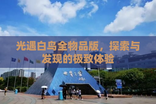 光遇白鸟全物品版，探索与发现的极致体验